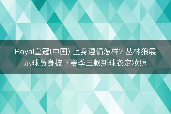 Royal皇冠(中国) 上身遵循怎样? 丛林狼展示球员身披下赛季三款新球衣定妆照